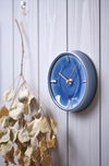 Tohoku Sea Blue Hand Glazed Japanese Mid Sized Clock