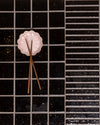 Hatsuborder Espresso Burgundy Hand Glazed Japanese Mosaic Tile