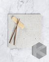 Hatsu Square White Hand Glazed Japanese Mosaic Tile