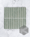 Hatsuborder Aqua Hand Glazed Japanese Mosaic Tile