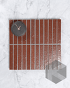 Hatsuborder Burnt Red Hand Glazed Japanese Mosaic Tile