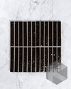 Hatsuborder Espresso Burgundy Hand Glazed Japanese Mosaic Tile
