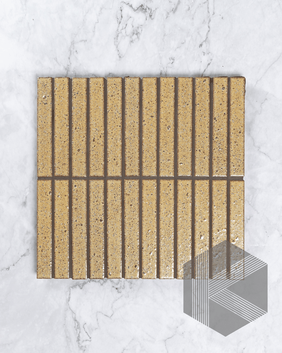 Hatsuborder Wheat Hand Glazed Japanese Mosaic Tile
