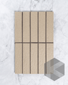 Sabi Cocoa Brown Matt Glazed Porcelain Mosaic 45x195mm