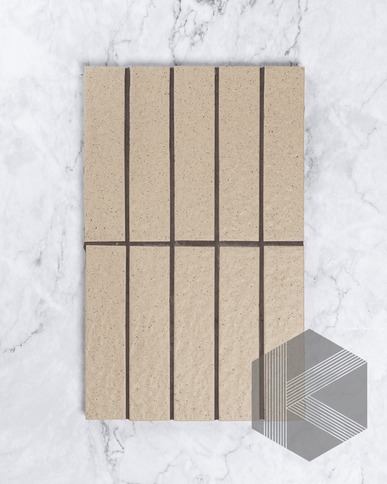Sabi Cocoa Brown Matt Glazed Porcelain Mosaic 45x195mm